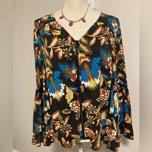 INC international concepts blouse.